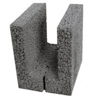 Керамзитные блоки лотковые 225х200х240